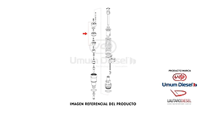 Umum kit herramientas para probar con aire o liquido valvula Bosch Iveco Euro 5, Delphi 7135-588 7135-486 7206-0379 7135-754, Caterpillar C13 - C15 - C18 Valve