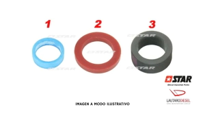 Star kit reparation sello y reten inyector lapiz John Deere RE64292