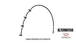 Manguera rampa de retorno Sprinter 313 413 con CONECTORES METALICO con Bosch 6110700032 PRK85041 A6110700032  A6110708432, hay MAN76 pero es con conectores plasticos
