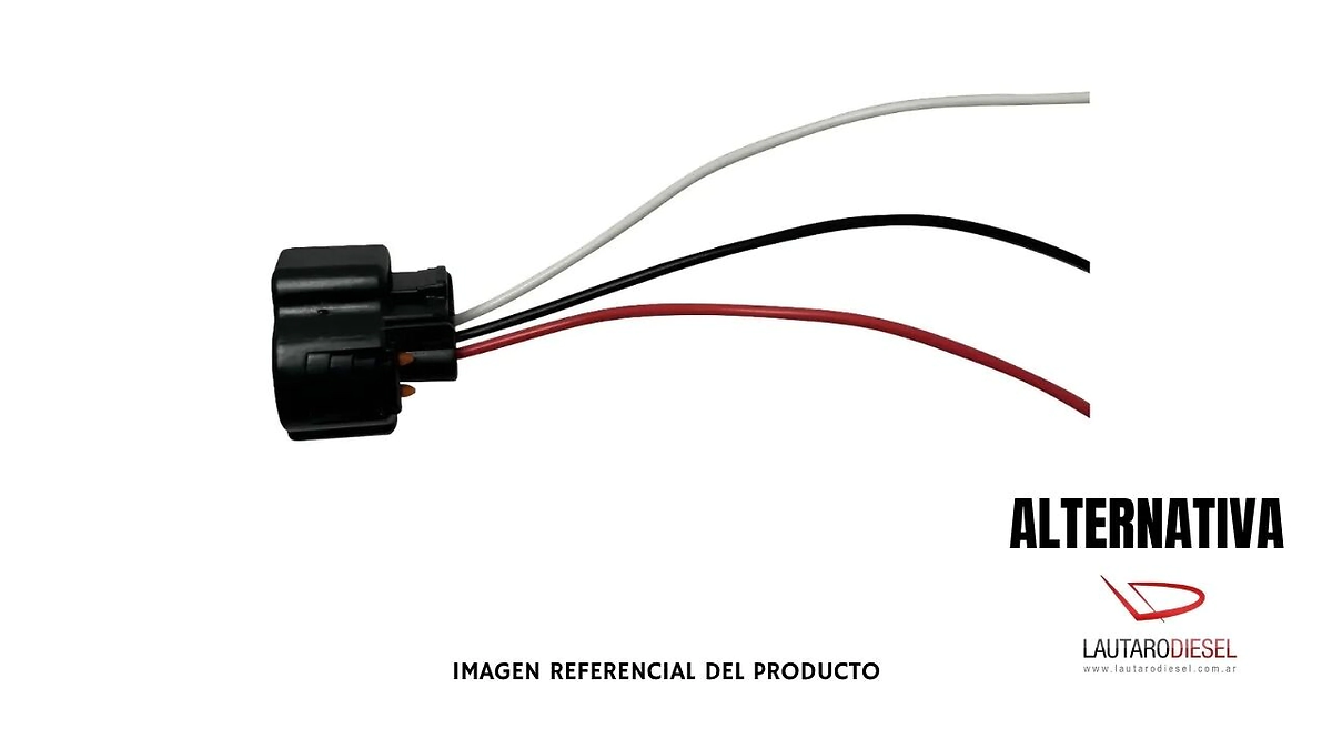 Conector electrico Denso sensor de riel, es de 3 pines pero ojo que no va en el sensor hilux ED5235 PRK5235