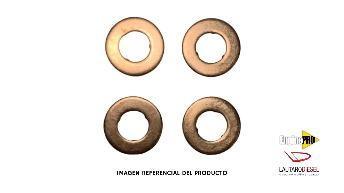 Arandela base inyector Amarok inductivo 0445110369 0445110646 apoyo 1,5mm  x 7 x 13