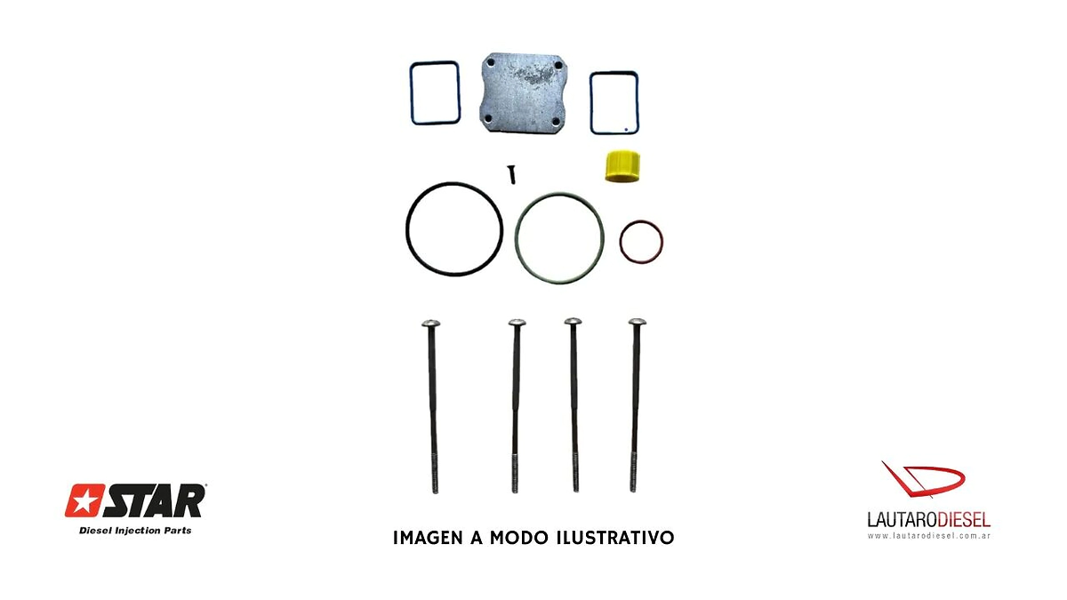 Star Reparacion PLD monobomba 0414799008 0414799017 0414799032 0414799043 T60132/15 tornillos y orings, con chapa cuadrada, hay Bosch, y Umum tambien 23120/1