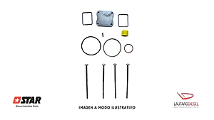 Star Reparacion PLD monobomba 0414799008 0414799017 0414799032 0414799043 T60132/15 tornillos y orings, con chapa cuadrada, hay Bosch, y Umum tambien 23120/1
