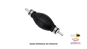 Engine Pro Bombin manual de diesel, perita, purgador tama�o externo del pico 12 mm, picos rectos