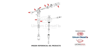 Umum Turquia para Bosch Reparacion PLD monobomba 0414799005 con tornillos y orings y chapa cuadrada, Hay sin chapa cuadrada mas barato 31951, hay sin chapa y hay Star diesel tambien 60.130/15