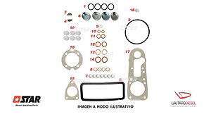 Star diesel kit reparacion para bomba inyectora 6 CYL/ A/D 1417010002 2417010043