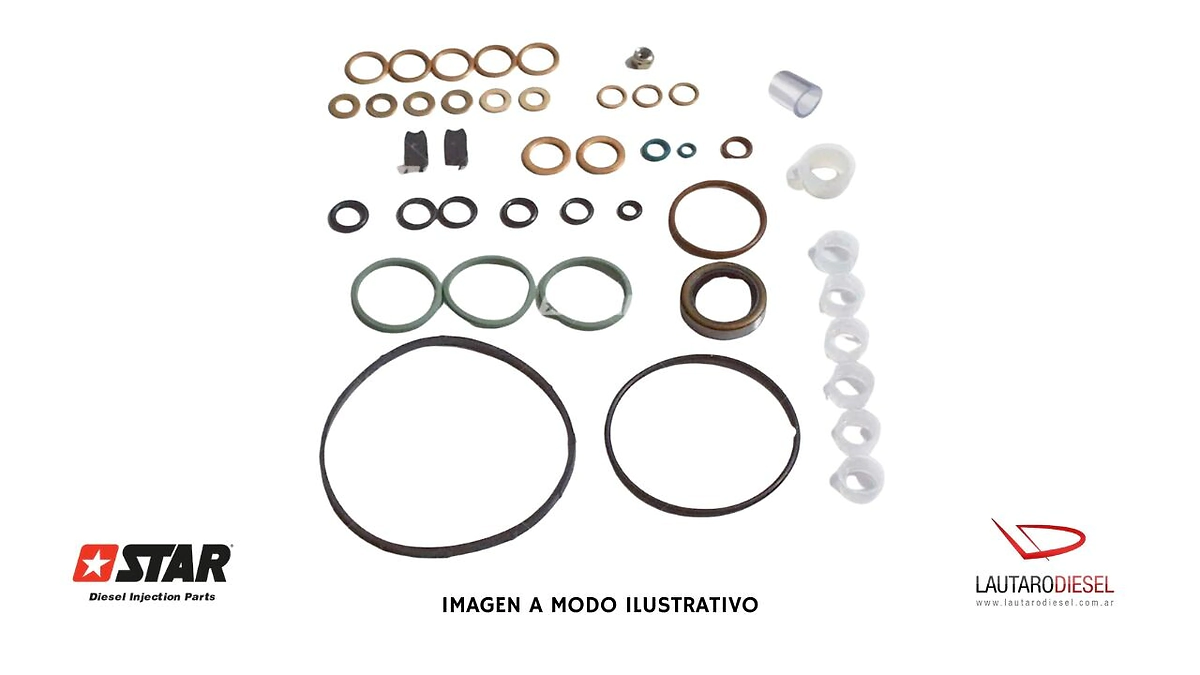 Star diesel kit juntas bomba inyectora VE para Toyota Hilux con reten VE 20X30X7