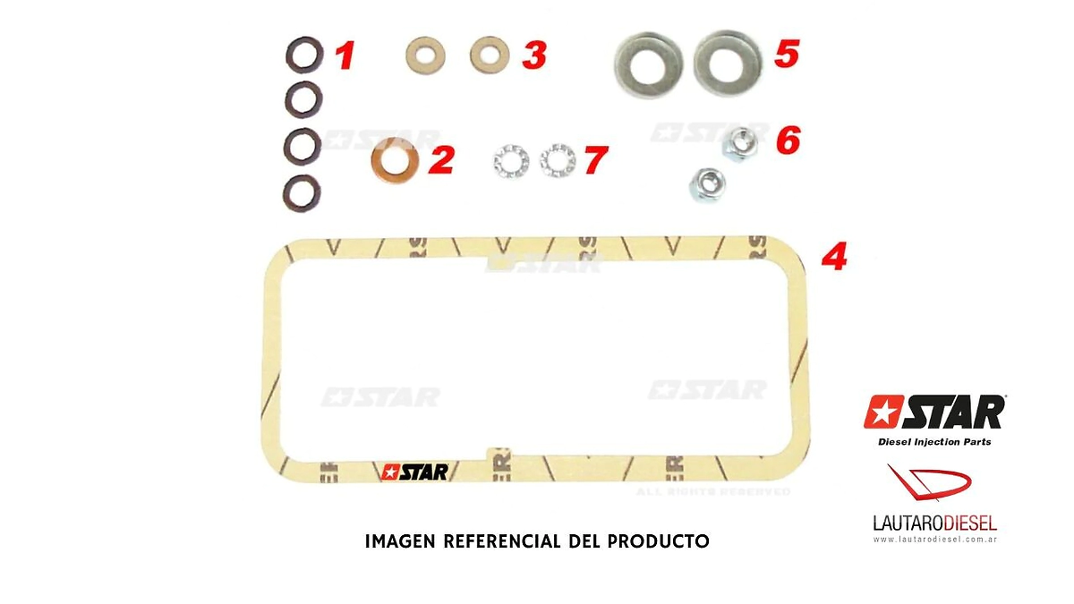 Star Diesel kit de juntas para bomba DPA con regulador mecanico T31493 hay Engine Pro tambien