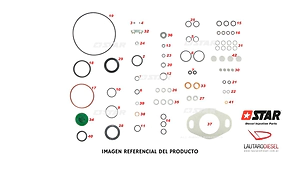 Star kit de juntas basico bomba inyectora DPC, T31498, hay mas completo como 31546