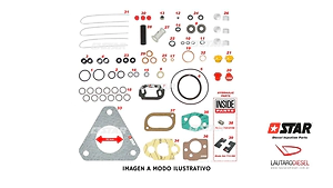 Star kit juntas con reten para bomba Delphi DPA regulador hidraulico incluye paletas y piston