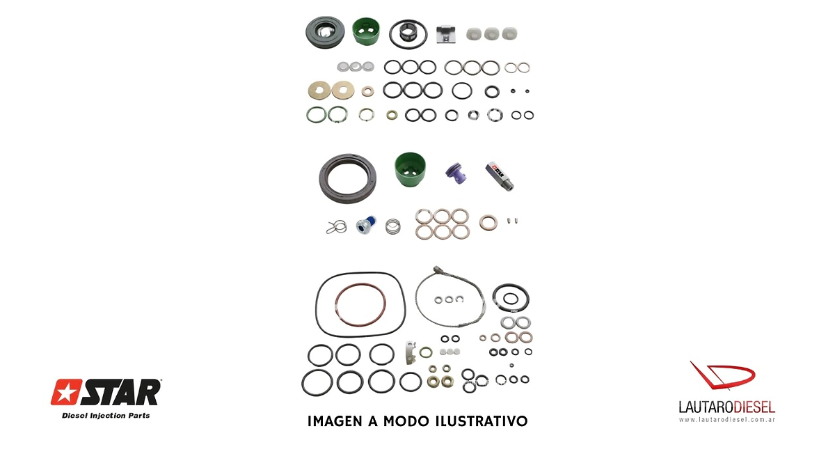 Star kit muy completo para bomba inyectora DPC PSA, hay kit basico mas economico 31498