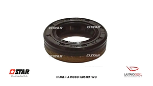 Star reten eje bomba 17mm VE BH 17X28X7,3, Spaco 11811