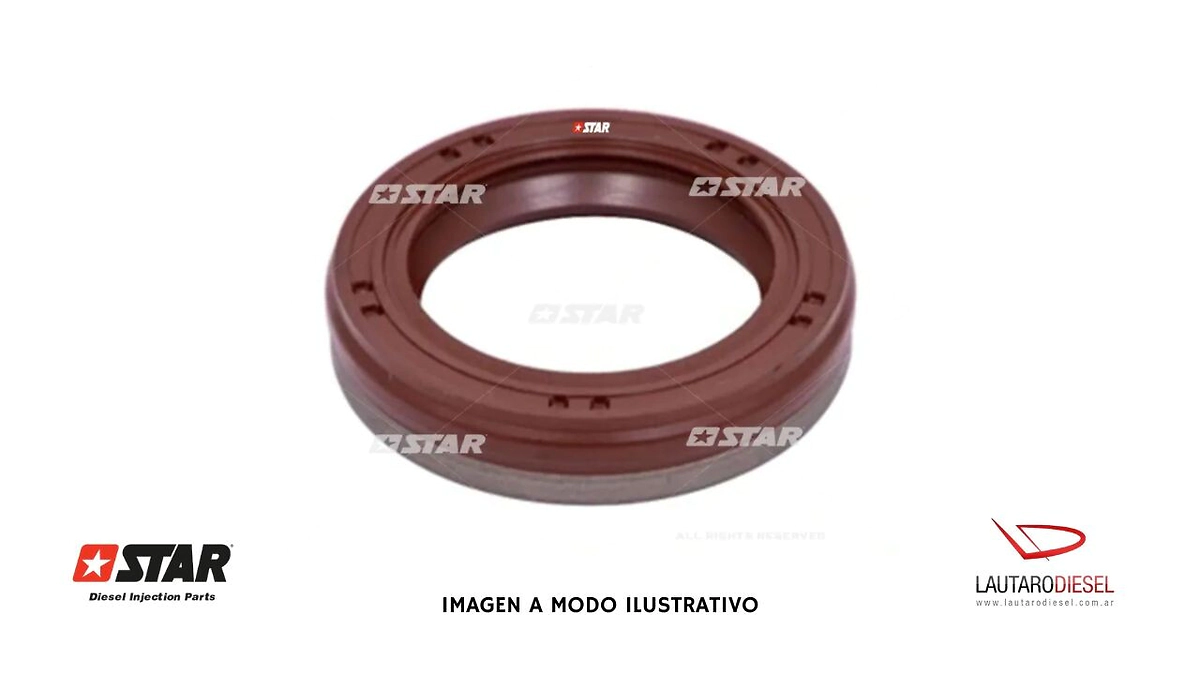Star diesel reten eje para bomba (0445010115 usa dos retenes esta bomba, tambien el F00R0P0521) (0445020175 0445020007 0445020123 usa dos retenes distintos estas bomba F00N202658 y F00N202337)