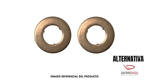 Arandela base inyector apoyo 1,5mm de alto, CW1,5 7x15x1,5,  F00VC17503 para 0445110189 0445120007