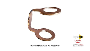 Arandela tipo Anteojo para inyector Denso Hilux 2006 - 2015 2,5 3,0 cobre 8mm agujero interno, hay kit KiTtoyo1