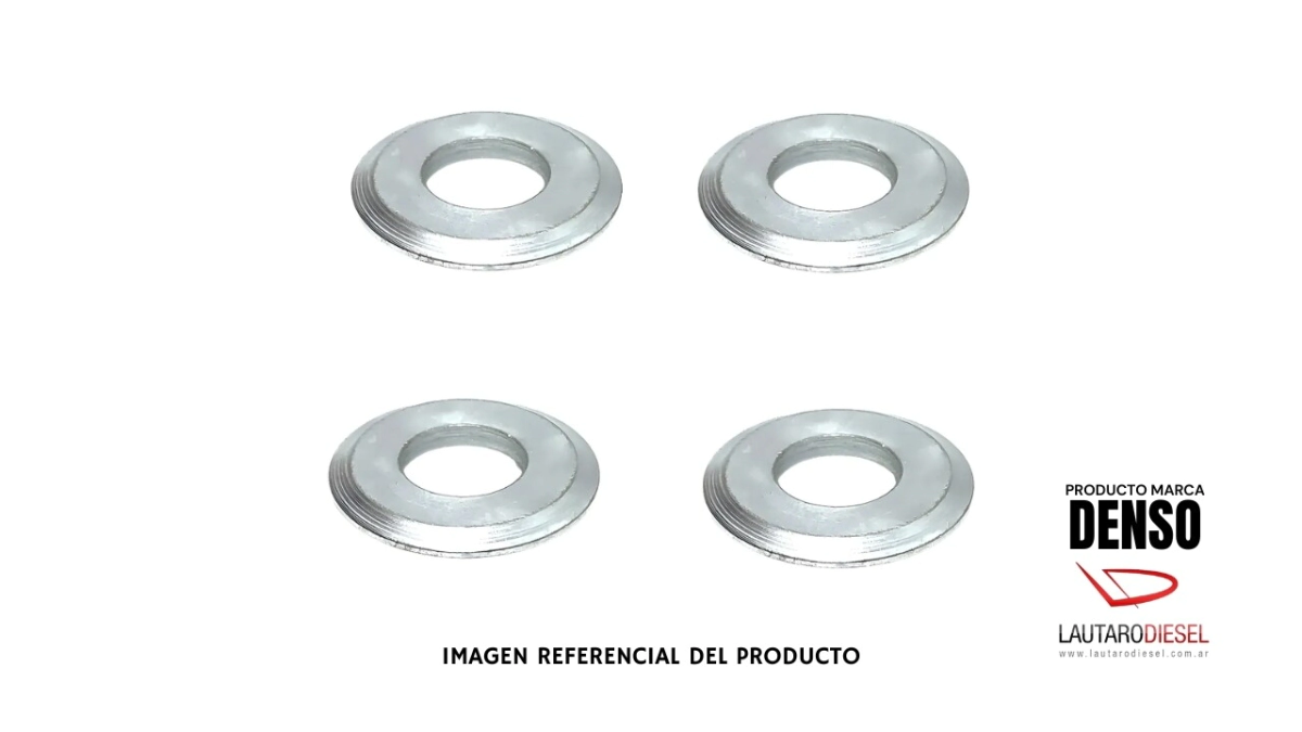 Arandela base inyector apoyo para inyector Denso Hilux D4D 2,5 3,0 2mm 