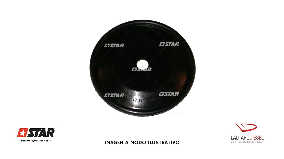 Star diesel diafragma para Volvo Iveco 2420503017, orificio 8MM
