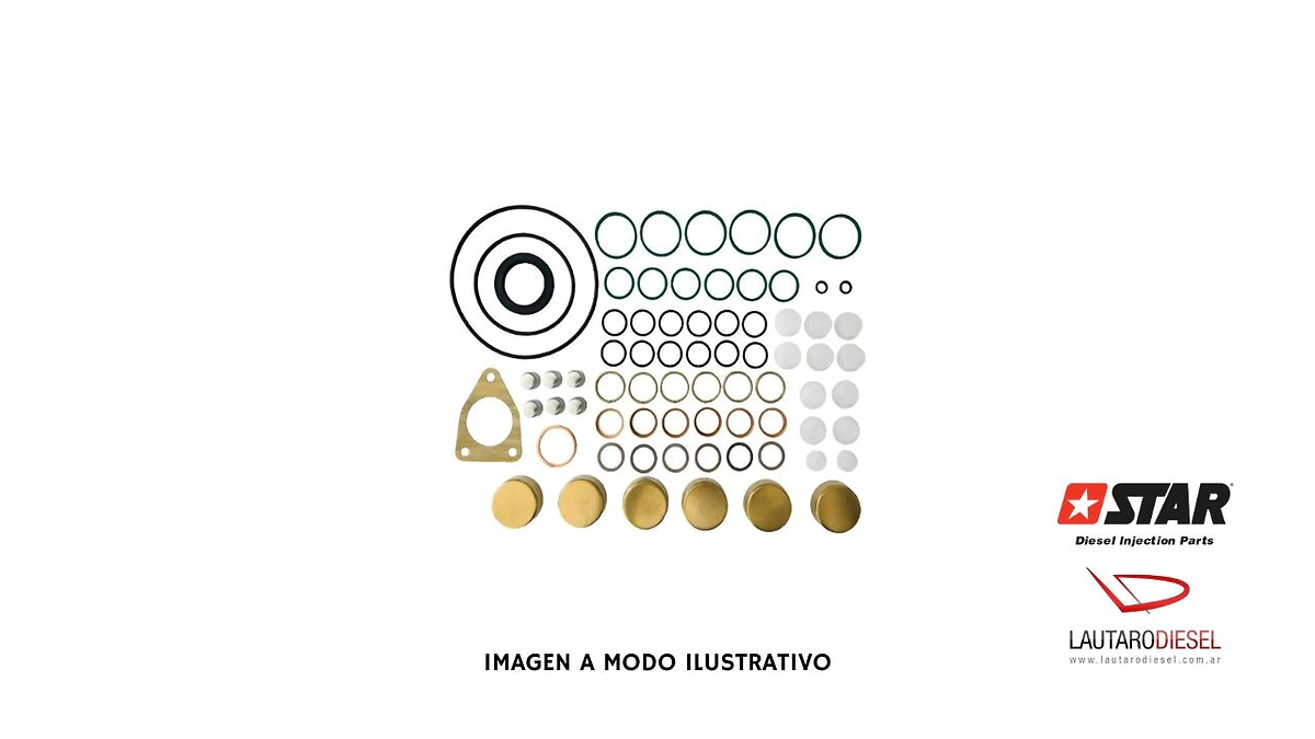Star diesel kit juntas bomba inyectora serie P 7100-7800  07635 con dos retenes , hay Bosch y Engine Pro tambien