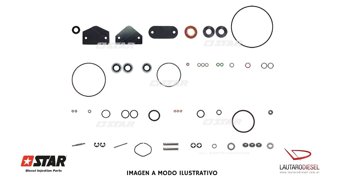 Star kit de juntas para bomba inyectora Stanadyne DB2 DB4, 24370