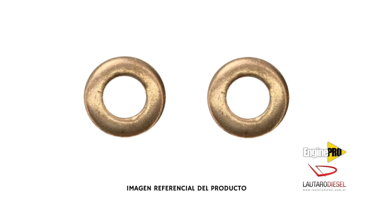 Arandela tipo Anteojo para inyector Denso Nissan Mitsubishi motor YD25 8,30mm medida interna x 13,50mm externo, T52249 310260