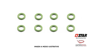 Star diesel kit valija de 8 orings retorno distinto, en total 800 unidades