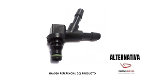 Conector para retorno para inyector Siemens 307 Ecosport 2 vias, PRK6002 UDP-837G2044