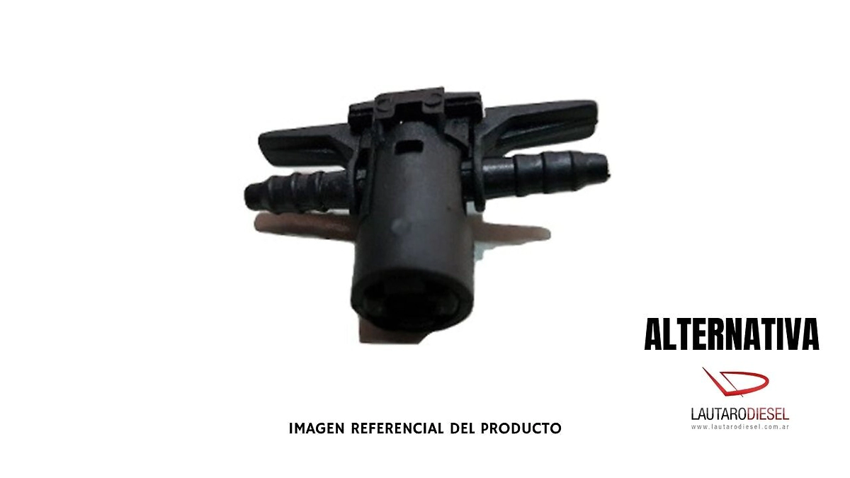 Conector para retorno Bosch Amarok dos vias para iny 0445116035 Piezoelectrico PRK6028A