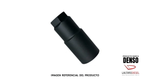 Tuerca portatobera para inyector Denso Hilux Corolla, largo 42,65 mm, rosca M17 x 0,50, EDP0026