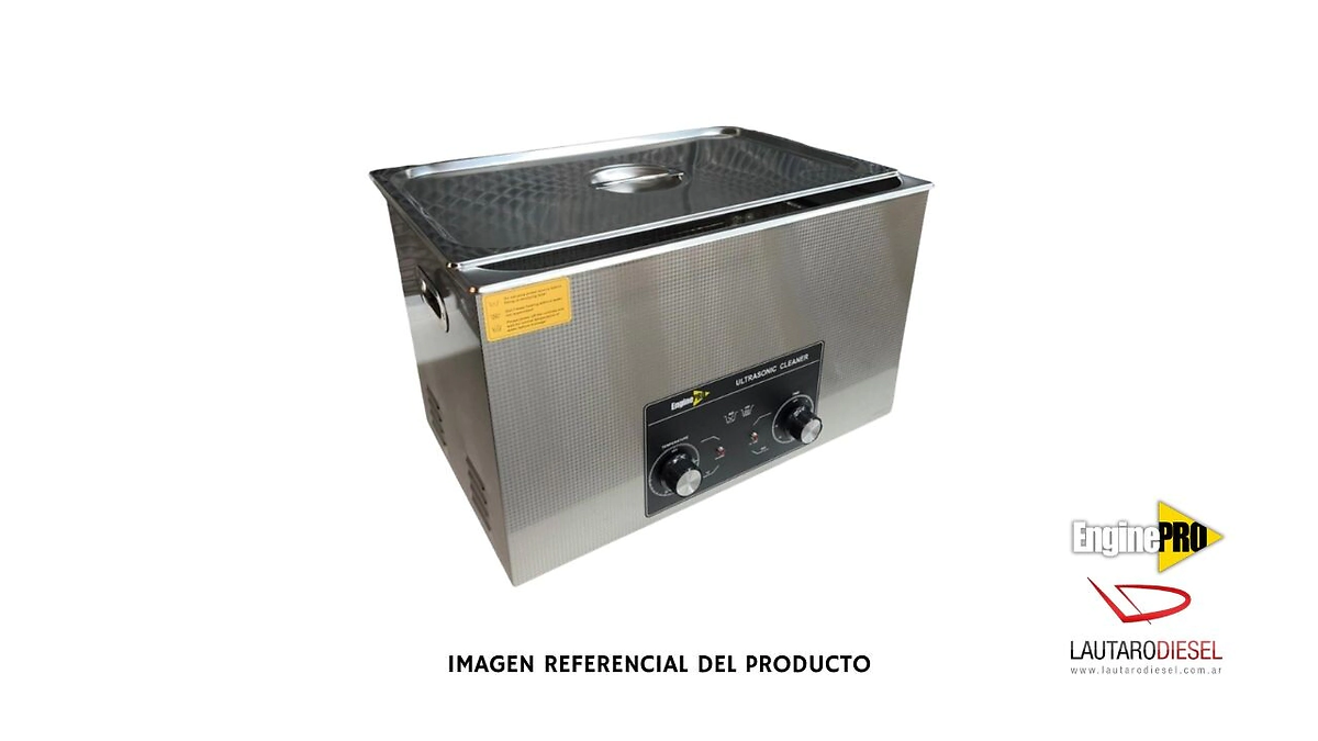 Batea - limpiadora ultrasonido 4,5 litros � media interna de batea (30 largo x 15 ancho x 10 alto en cms)