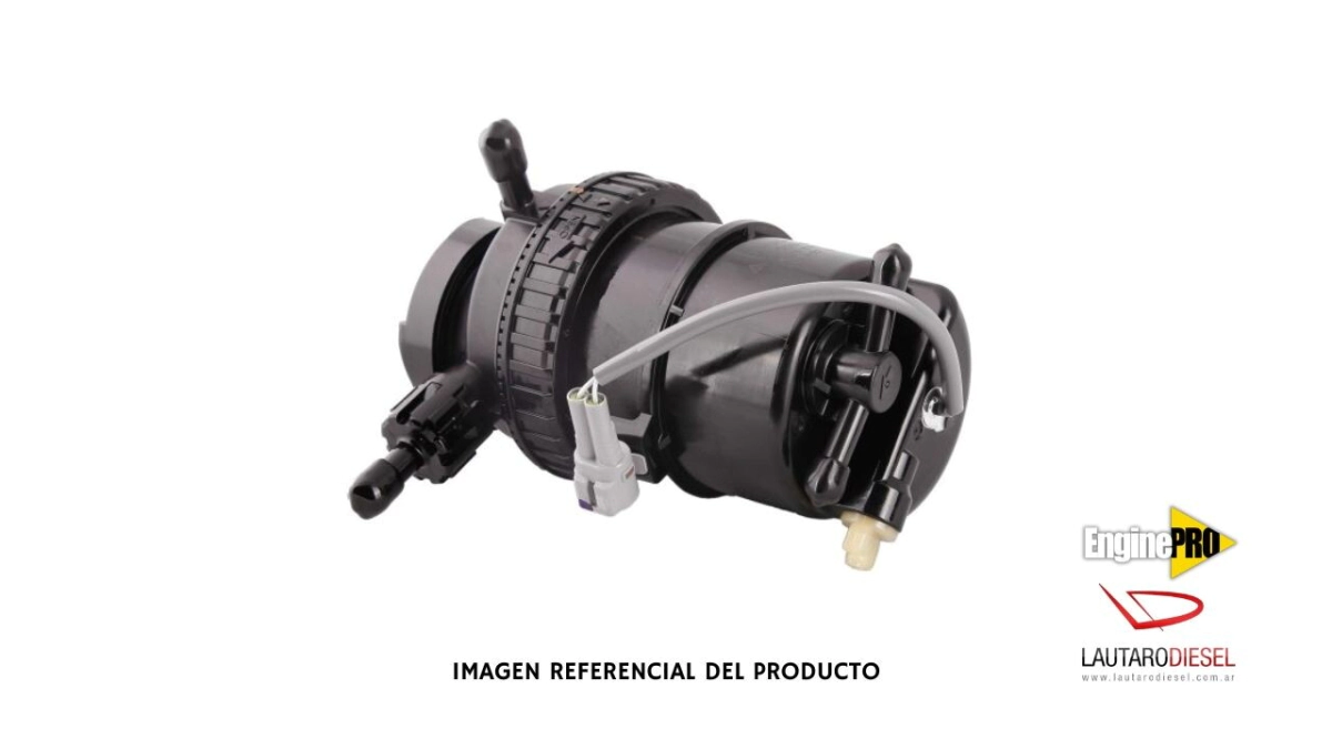 Engine Pro porta filtro para  Toyota Hilux SW4 2,5 3,0 2011 al 2015, el producto incluye filtro 23300-0L041 dentro colocado. Tiene sensor. ES CON RETORNO EN LA PARTE DE ABAJO