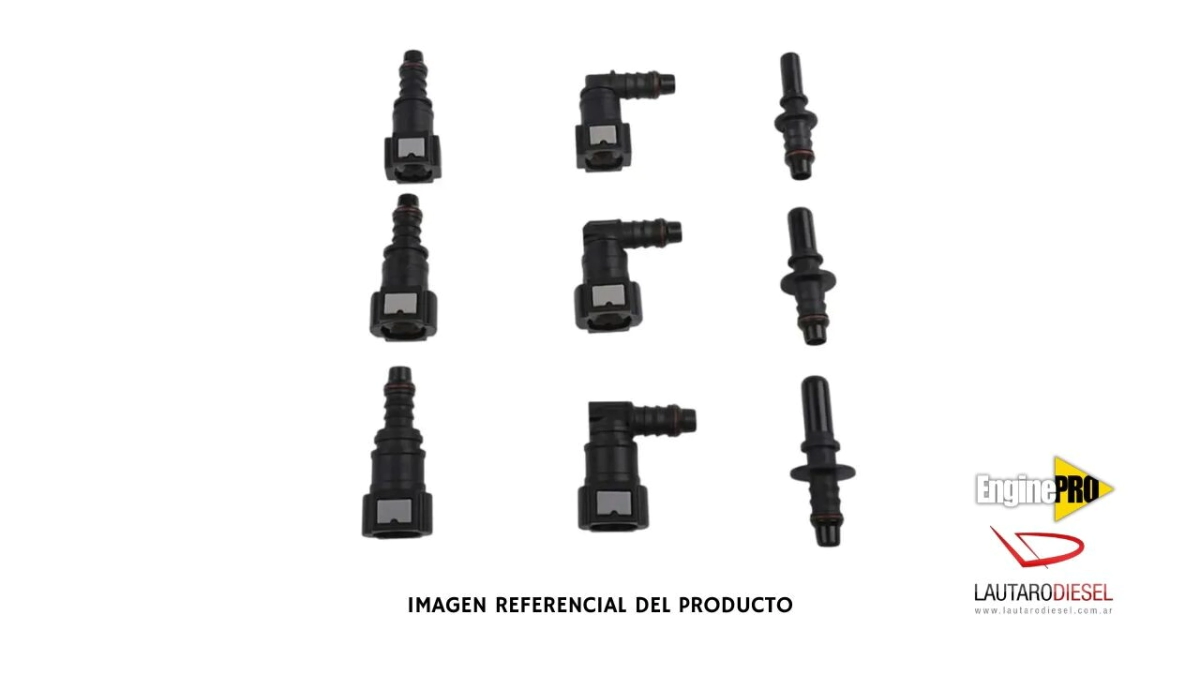 KIT de conectores rapidos para tobera (7 y 9 mm de diametro) , kit de dos unidades