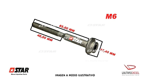 Star diesel tornillo sujecion de brida de inyector 0445116035 0445110369 0445110646 04L130216 04L130216A 43083 T43062