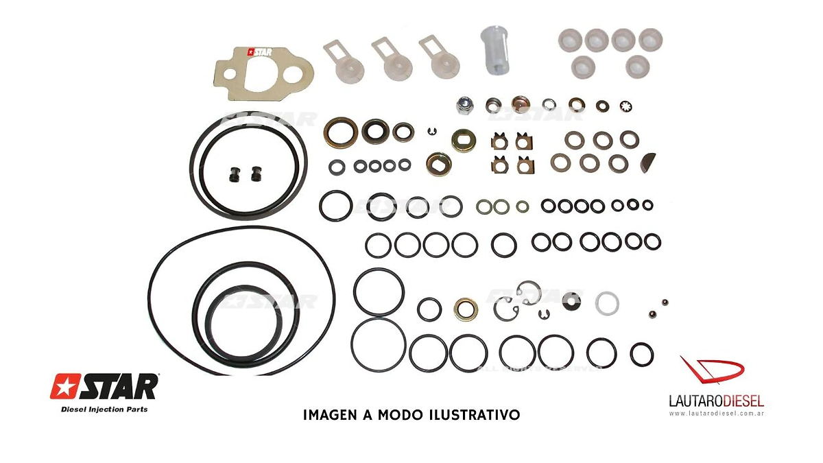 Star Diesel kit de juntas para bomba inyectora DP200, hay Delphi