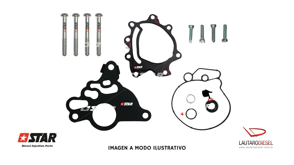 Star diesel kit reparacion bomba tandem 2,0 cc F009D02804 F00D00069 03G145209C 03G145209A 03G145209D con reten de 11mm