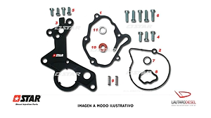 Star diesel kit reparacion bomba tandem CON JUNTA DE CHAPA ! F009D02799 038145209K 038145209A  Bora 038145209E=H=K reten 11mm
