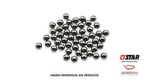 Star diesel bolita de ACERO 1,50 mm, se venden de a 100 unidades unicamente 1,50 mm, se usa en 0445110739 0445110340 0445110183, hay Bosch tambien