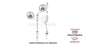 Umum kit herramientas para reparar actuador Delphi Volvo 4 pin EUI E3 7135-588