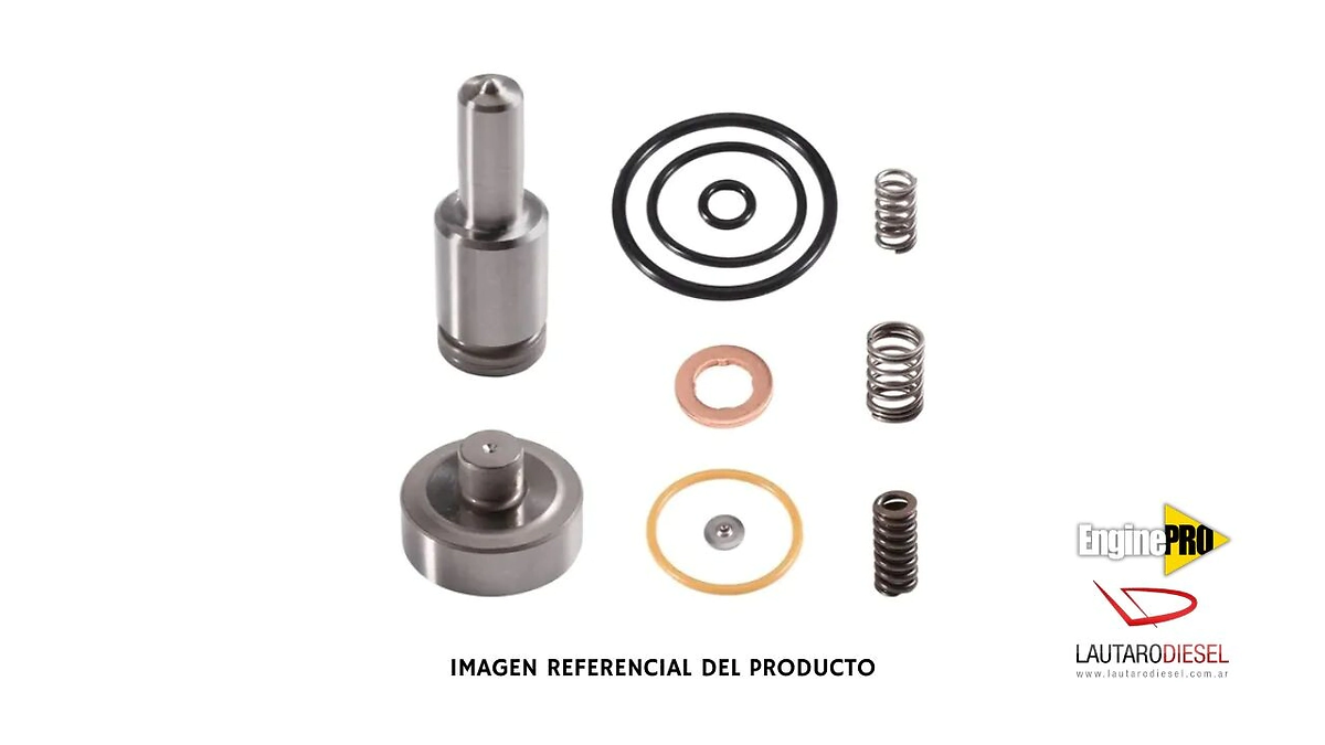 Alternativa Engine Pro kit reparacion para inyector Scania Cummins ISX QSX XPi valvulas orings pastilla bolilla, es para 6 inyectores, 6 items de cada uno en el kit