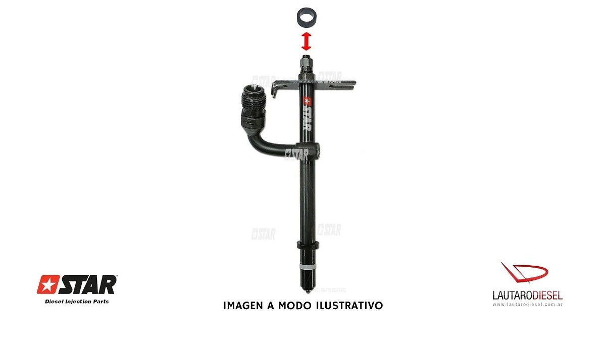 Star sello de retorno de goma inyector lapiz Stanadyne para John Deere, Spaco 07323