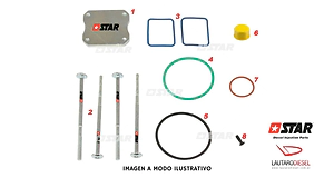Star diesel para Bosch Reparacion PLD monobomba 0414799005 con tornillos y orings y chapa cuadrada, hay Bosch y alternativo mas economico tambien