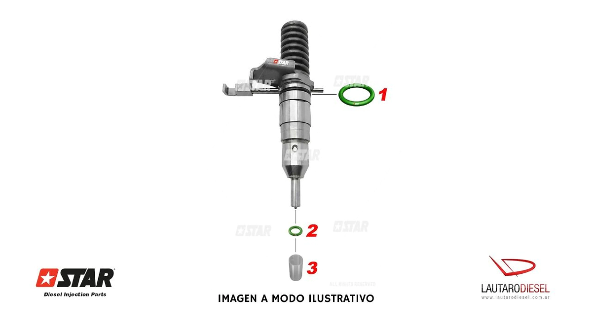 Star Kit oring externos para CAT 3116 3126 390-9331