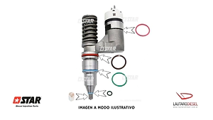 Star Kit oring EXTERNOS para inyector CAT 3176C C10