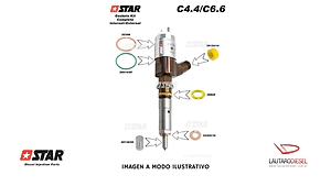 Star kit juntas para inyector Perkins CAT 2645A746  2645A747 2645A749