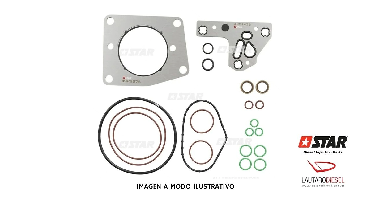 Star Diesel kit de juntas bombas bomba ISC 4921431 3973228 4954200 5311171 4947668 CCR1600 4954907  5274403, hay Redat y Engine Pro tambien