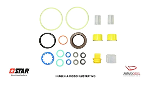 Star Diesel Kit juntas bomba Amarok alta presion 60.232 incluye retenes de eje, para bombas 0445010565 0445010507 0445010508 0445010529 0445010533 0445010543 0445010523 0445010566 0445010538 044501052