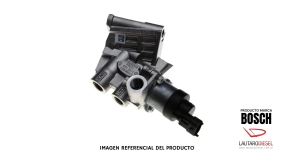 Bosch Valvula reguladora de presion Volvo Deutz Renault con base de aluminio y valvula de descarga completa, incluye la 0928400670 7421103266 21060258 VOE21060258 0211-3724 02113724 0211-3830 02113830